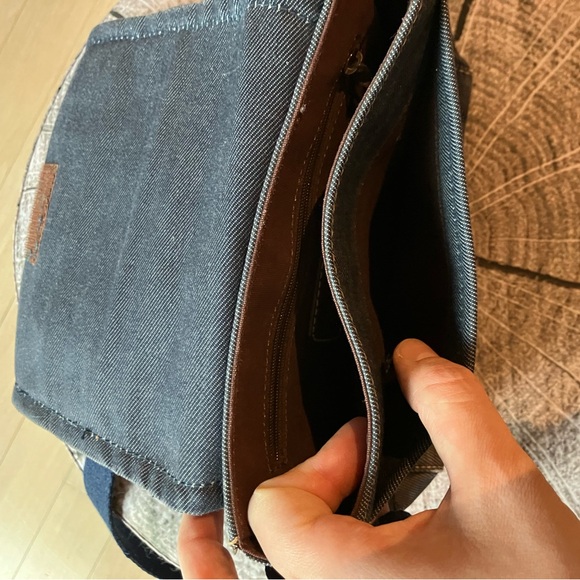 GUC Fossil denim mini crossbody - Picture 5 of 9